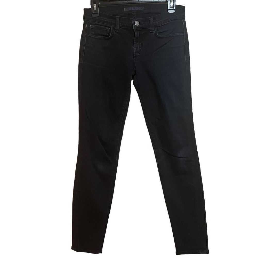 J Brand Women's Black Button & Zip Fly Five Pocket Style Skinny Jeans Size 26